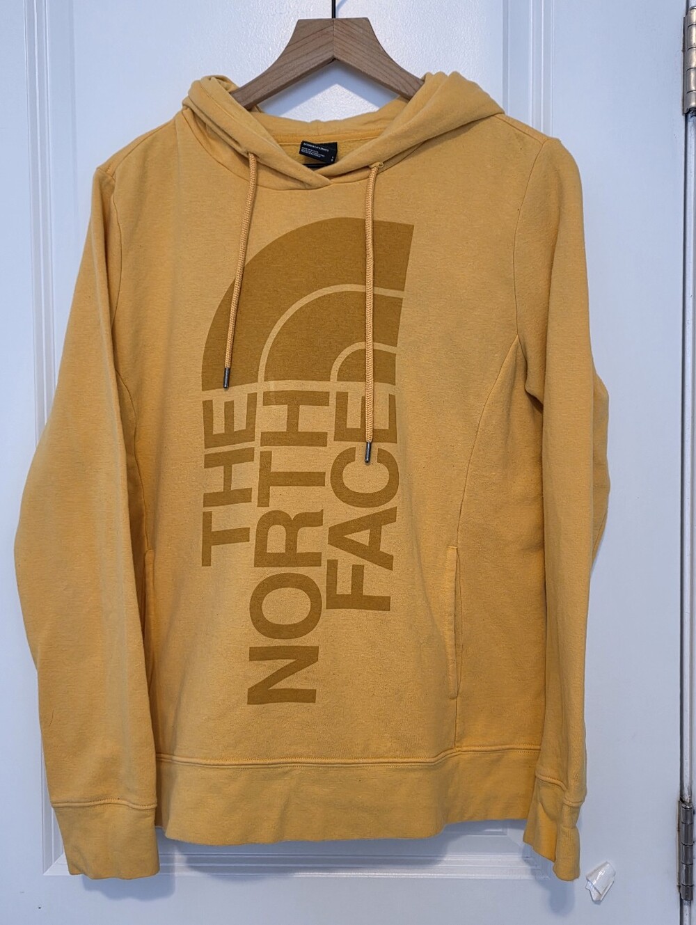 The North Face Spell Out Pullover Hoodie Size Large